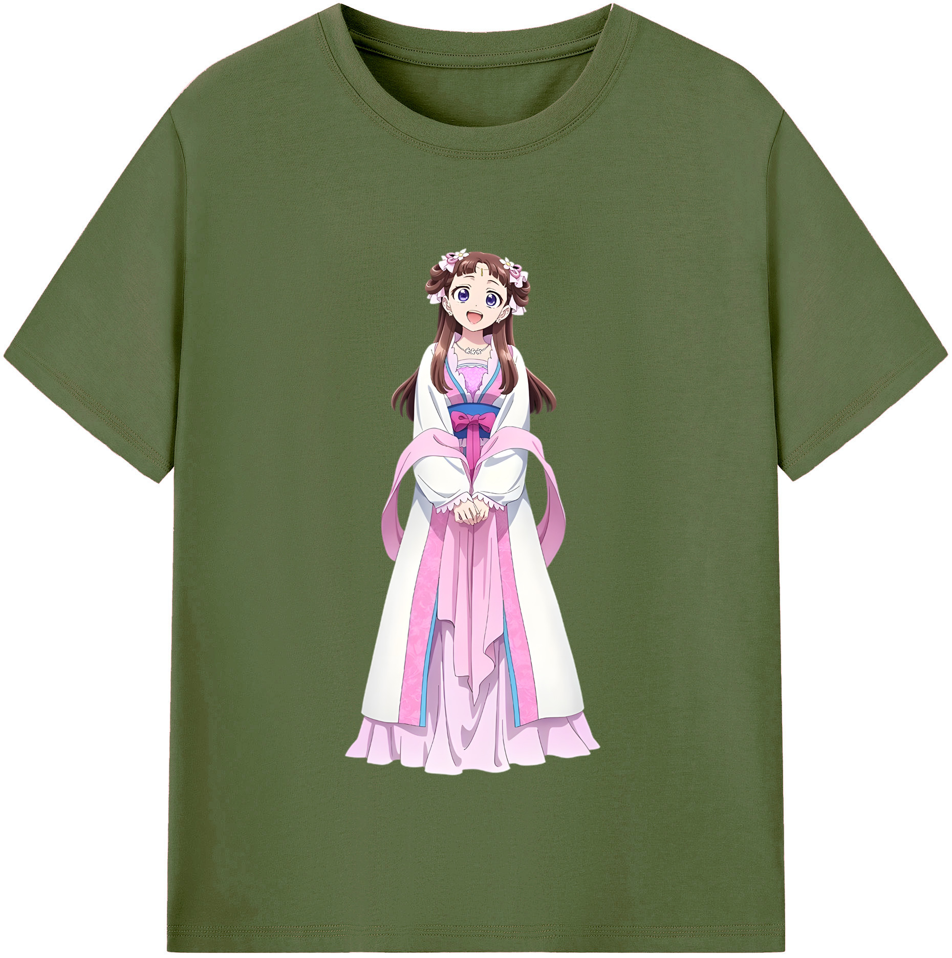 （画像用） 薬屋のひとりごと The Apothecary Diaries 綿100％半袖Tシャツ（フロントプリント）